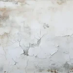 Surface de mur présentant des traces et un enduit dégradé